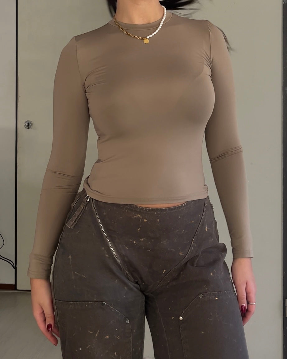Long sleeve Nude