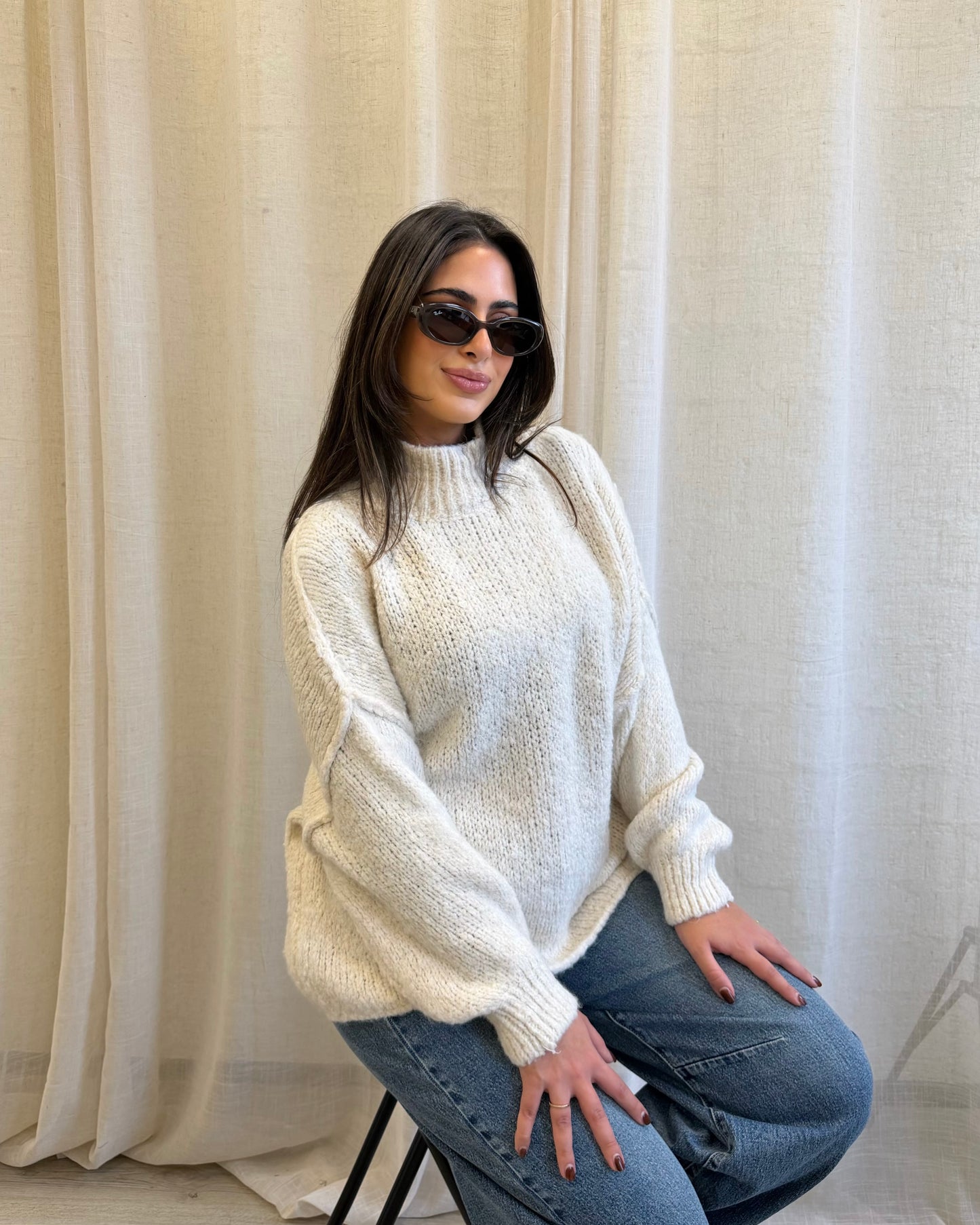 Liv Sweater White