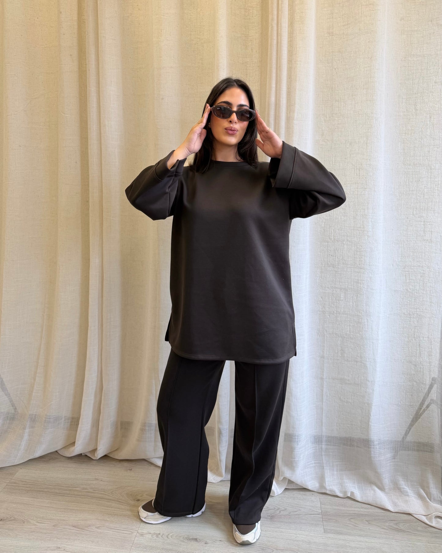 Comfy Two Piece Brown