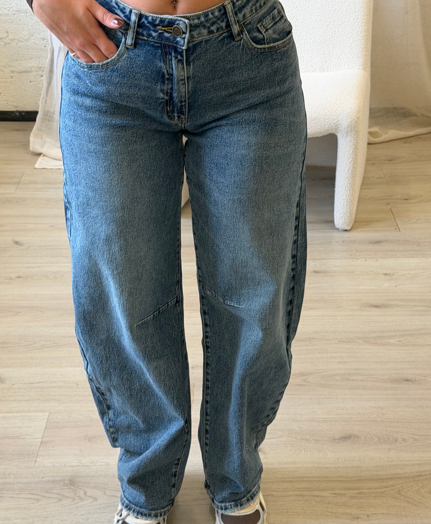 Barrel Jeans Blue