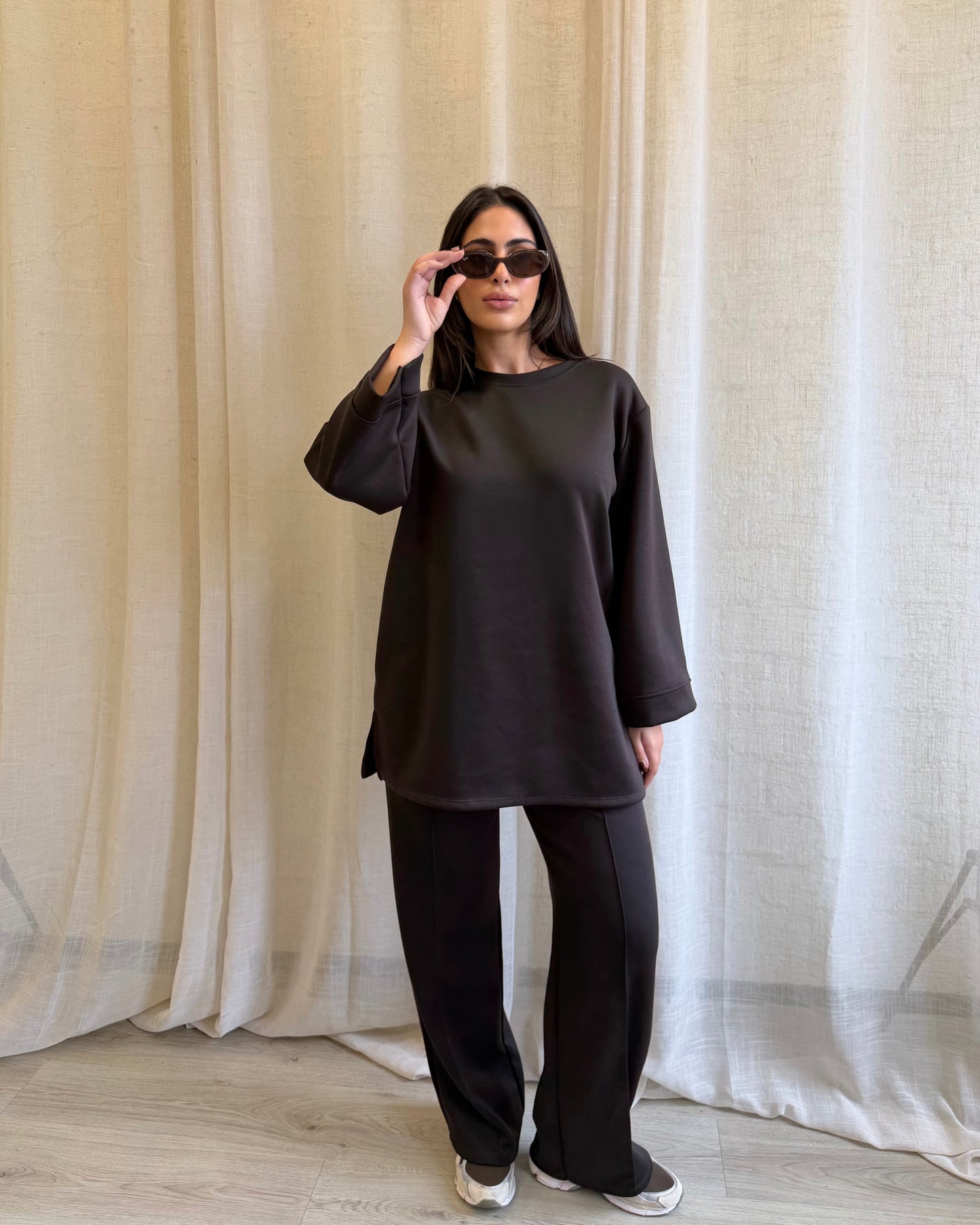 Comfy Two Piece Brown