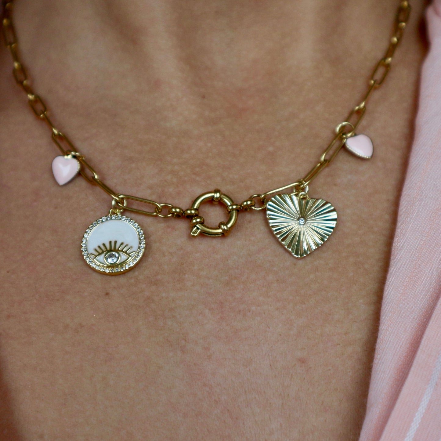 Handmade Necklace "Twinning"